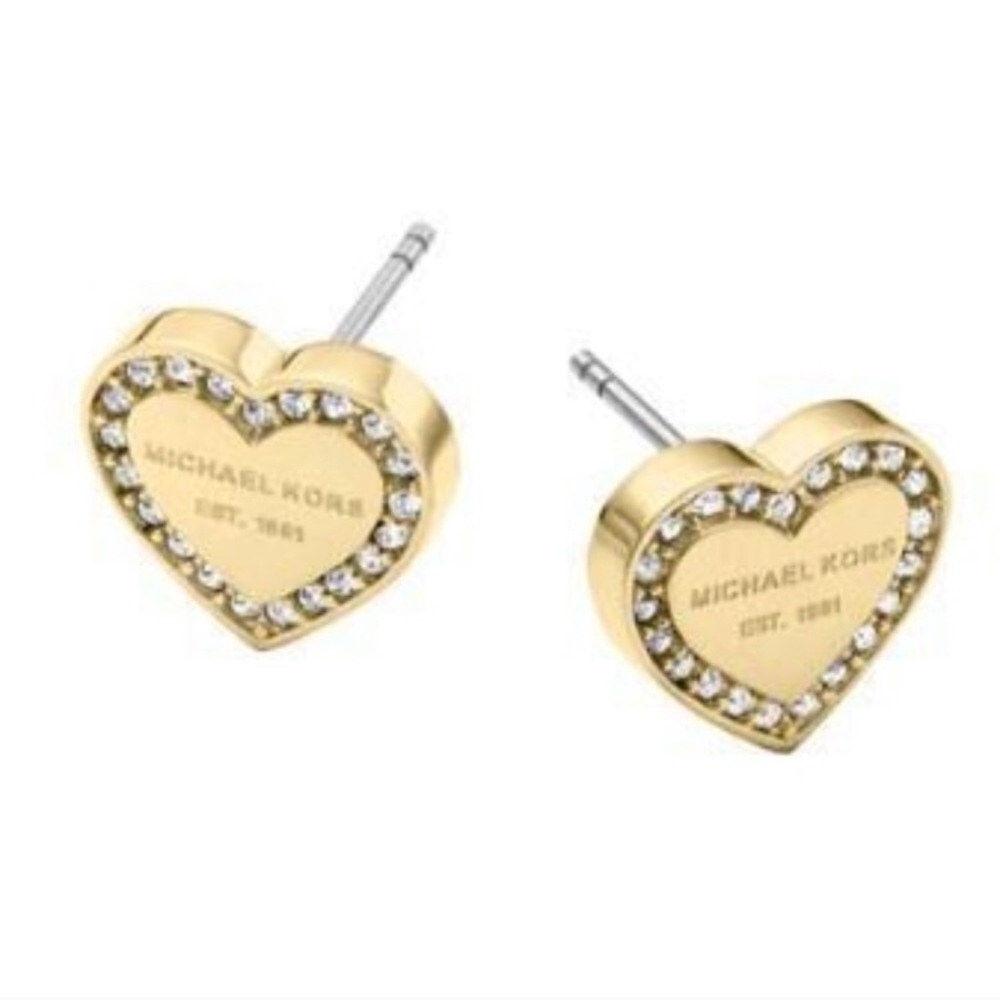 Michael Kors heart earrings